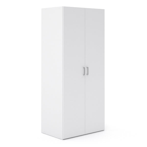 Space Wardrobe 2 Doors White 1750