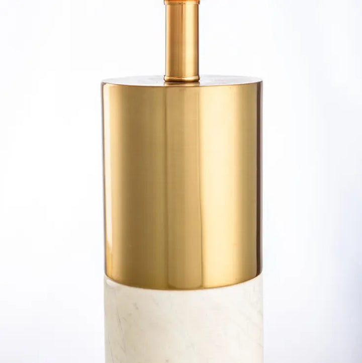 Faro White & Gold Table Lamp