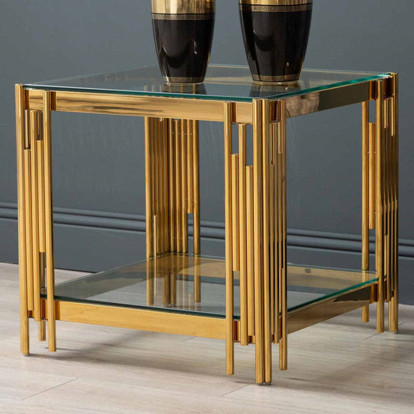 Marrakesh Gold Bedside Table